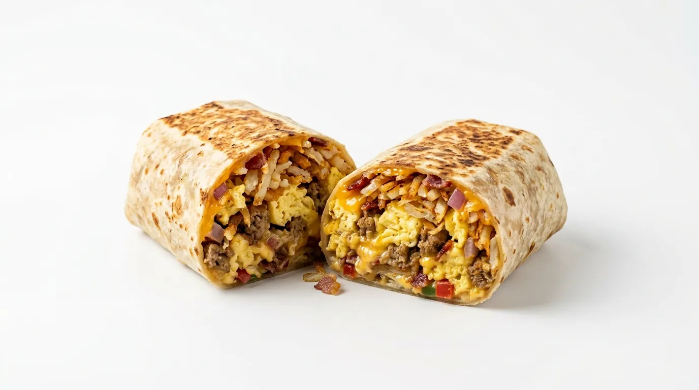 Hash Brown Scramble Burrito