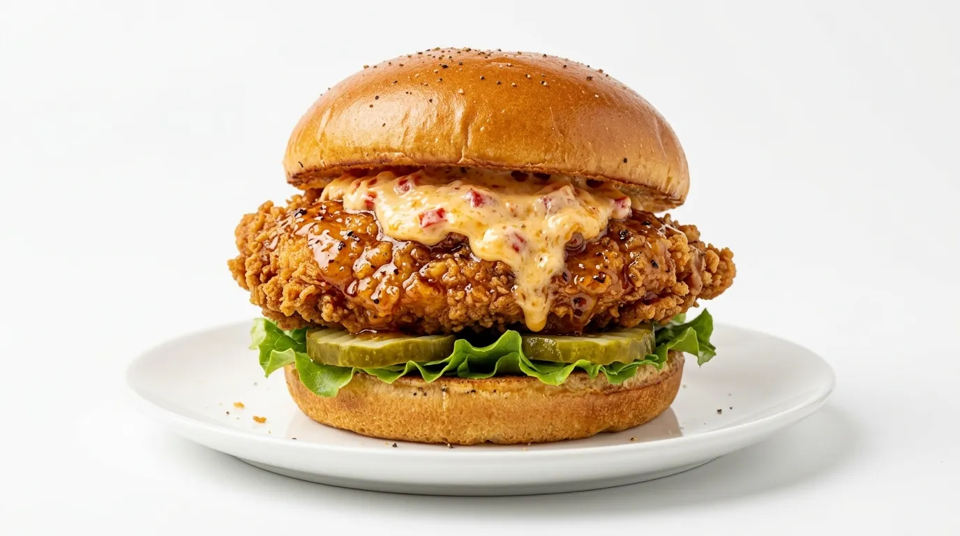 Honey Pepper Pimento Chicken Sandwich