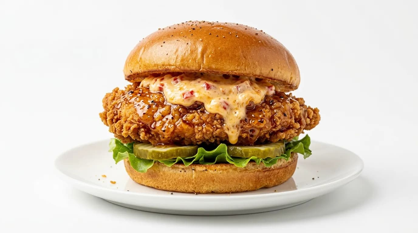 Honey Pepper Pimento Chicken Sandwich